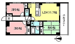セイガステージ飛田給 3LDKの間取図画像