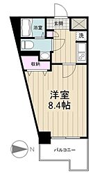 MAXIV西川口AZTRE 1Kの間取図画像