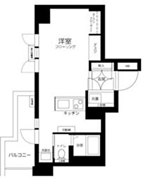 グランドメゾン飯田橋 ワンルームの間取図画像