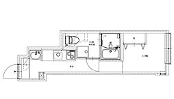 ソルナクレイシア雑司が谷 1Kの間取図画像