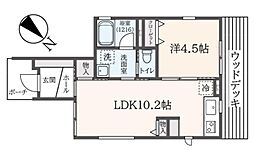 グランド・ヴィラ 1LDKの間取図画像