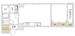 ニュー池尻マンション 1DKの間取図画像