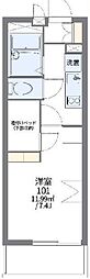 レオパレスMAMI 1Kの間取図画像