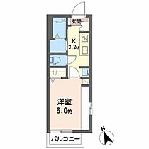 プリムヴェール 0205 ｜ 京都府京都市右京区西京極下沢町6-1（賃貸アパート1K・2階・20.62㎡） その2