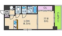 CODE西宮甲子園口 1LDKの間取図画像