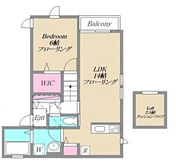 sumica 1LDKの間取図画像
