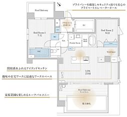 THE AKASAKA RESIDENCE S.O.A. − 10階/1001