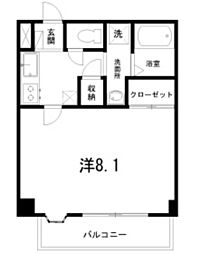 エルパティオ 1Kの間取図画像