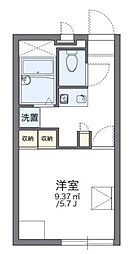 レオパレスEST 1Kの間取図画像