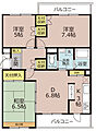 共立第二栢山マンション3号棟4階4.6万円