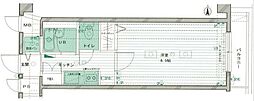 パークウェル目白 1Kの間取図画像