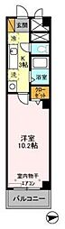 増田ビルエスペランサ・M 1Kの間取図画像