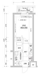 アイルプレミアム押上イースト 1Kの間取図画像