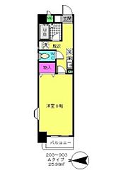 ソフィアコート 1Kの間取図画像