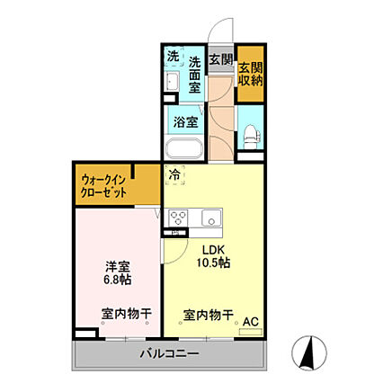 レフィナードC_間取り_0