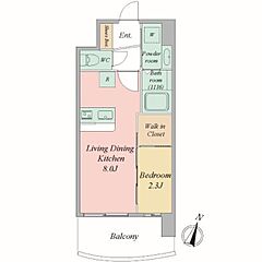 物件の間取り