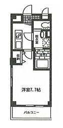 ハイネスコート 1Kの間取図画像