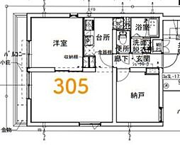 MResidence常盤 2LDKの間取図画像