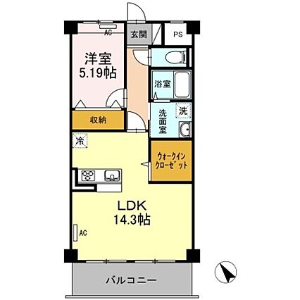 PACE万代_間取り_0