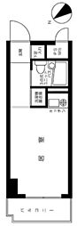 ライオンズマンション千駄ヶ谷第2 ワンルームの間取図画像