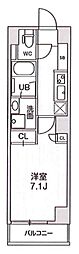 四谷坂町レジデンス 1Kの間取図画像