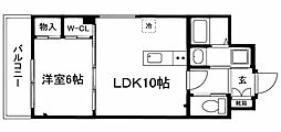 LUMIERE OJI 1LDKの間取図画像
