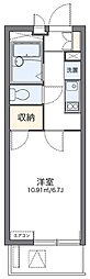 レオパレスグランドール 1Kの間取図画像