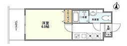 アルファコート西川口23 1Kの間取図画像