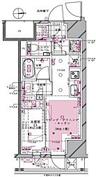 PIAS新宿三丁目 1LDKの間取図画像