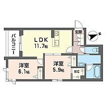 エムアイ　カーサ 00401 ｜ 千葉県市川市高石神100-8,-9（賃貸マンション2LDK・4階・57.70㎡） その2