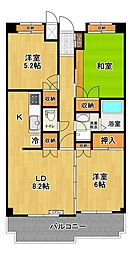 アネックス郡山 3LDKの間取図画像