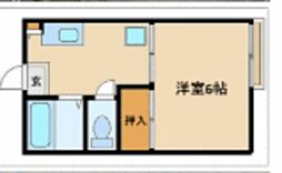 b'CASA淵野辺3re-born 1Kの間取図画像