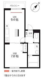 間取図画像 1LDK
