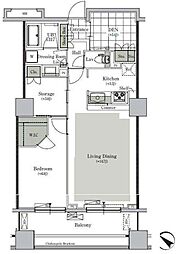 パークキューブ西ヶ原ステージ 4階1SLDKの間取り