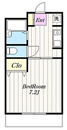 光正マンション 1DKの間取図画像