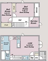 物件の間取り