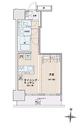 エスティメゾン錦糸町2 1LDKの間取図画像