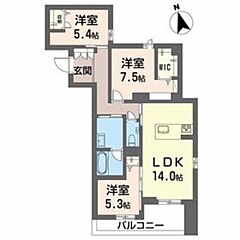 物件の間取り