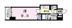 ウエストサイド中山道 1Kの間取図画像