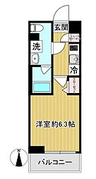 間取図画像 1K