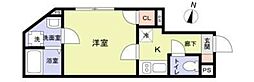 (仮称)狭山ヶ丘新築アパート 1Kの間取図画像