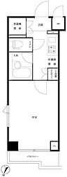 ルーブル武蔵小杉弐番館 1Kの間取図画像