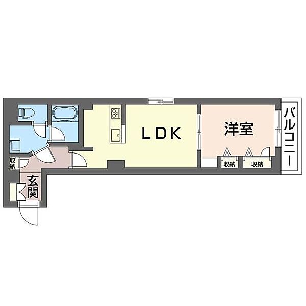 Ｇｒｅｅｎａｇｅ　Ｓｈｉｎｊｏ　（グリナージュ　新城） 00203｜神奈川県川崎市中原区新城５丁目(賃貸マンション1LDK・2階・45.10㎡)の写真 その2