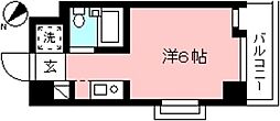 コートコア ワンルームの間取図画像