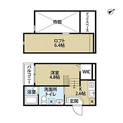 Infinity 1Kの間取図画像