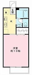 ビーワンハイツ ワンルームの間取図画像