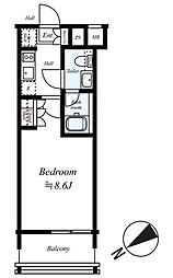 ARCOBALENOKAWASAKI 1Kの間取図画像