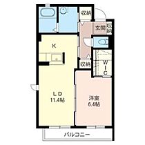 メゾンドール駒場Ｃ 00204 ｜ 茨城県取手市駒場３丁目14-22（賃貸アパート1LDK・2階・46.09㎡） その2