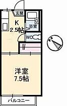 田園ハイツ A0106 ｜ 山口県宇部市山門３丁目5-20（賃貸アパート1K・1階・24.71㎡） その2