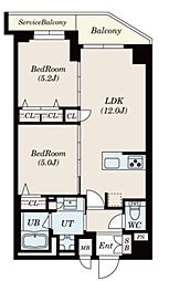 GRANPASEO菊川 1SLDKの間取図画像